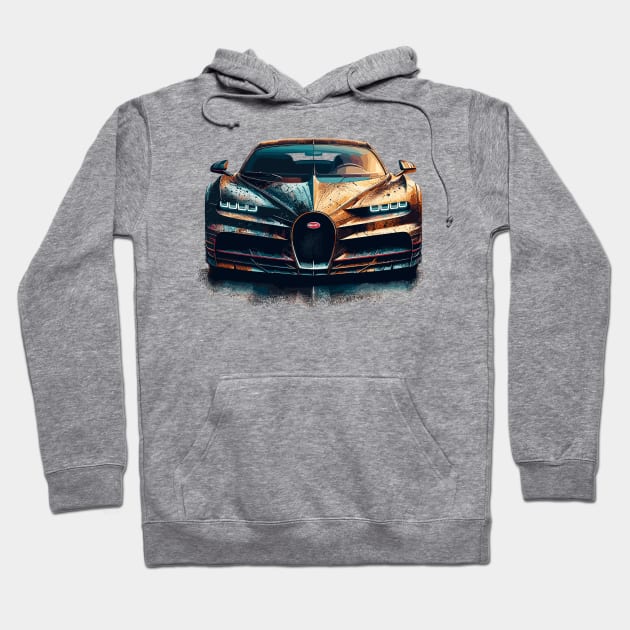 Bugatti Chiron Hoodie by Vehicles-Art